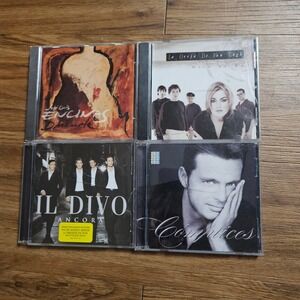 Lot of 4 Latin Music CDs Il Divo, La Oreja de Van Gogh, Jose Luis Encinas